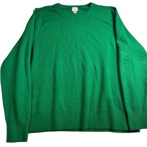 💚✨ A New Day Green Crewneck Sweater XXL Soft Classic Pullover ✨💚